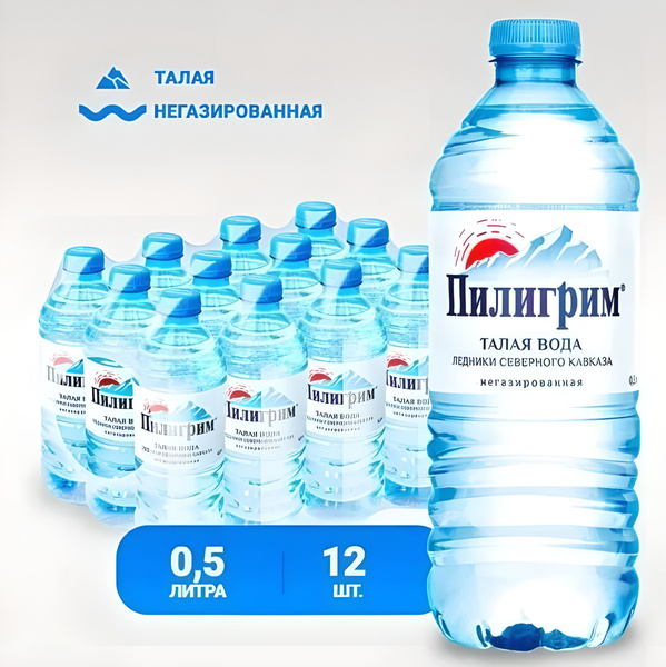 Вода минеральная питьевая Пилигрим 0,5 л х 12 шт. - купить с доставкой ...