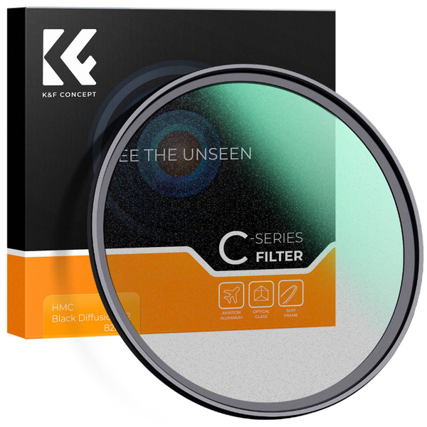 Фильтр K&F 49 мм C series Black Mist 1/2, 18 слоев просветления ...