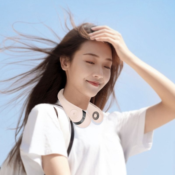 Новый подвесной шейный вентилятор 5000 мАч Ленивый складной маленький ...