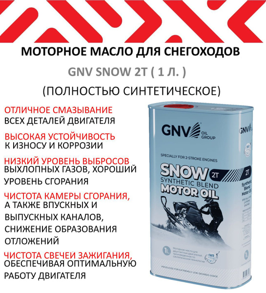 Масло моторное GNV - купить в интернет-магазине OZON (1149960448)