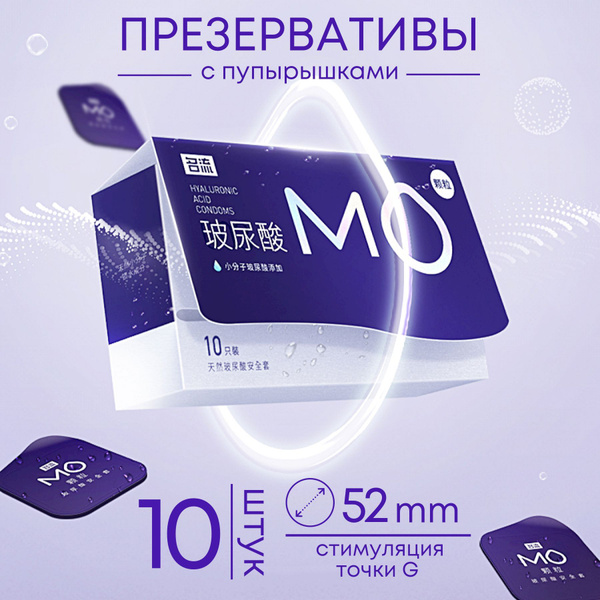 Презервативы MO MINGLIU темно-синие, 10 шт - купить с доставкой по ...