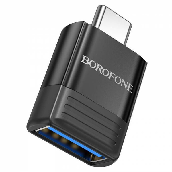 borofone OTG Переходник Type-C на USB, универсальный адаптер для ...