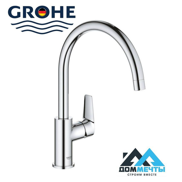 Смеситель для кухни grohe bauedge 31367001