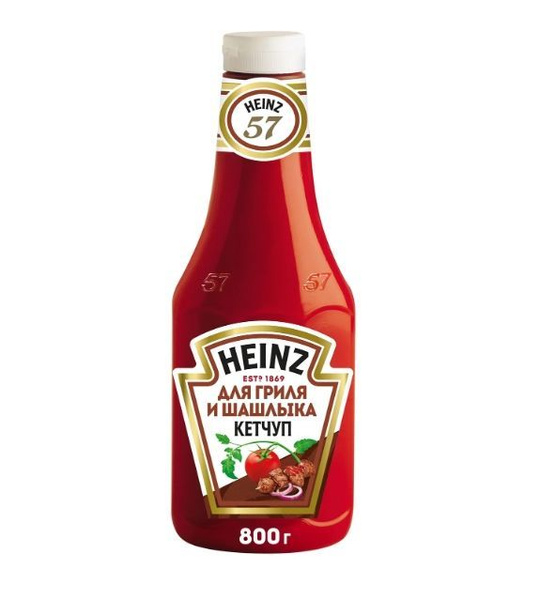 Кетчуп Heinz для гриля и шашлыка, 800 г - купить с доставкой по ...
