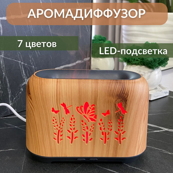 Увлажнитель воздуха с подсветкой Аромадиффузор ультразвуковой для ...