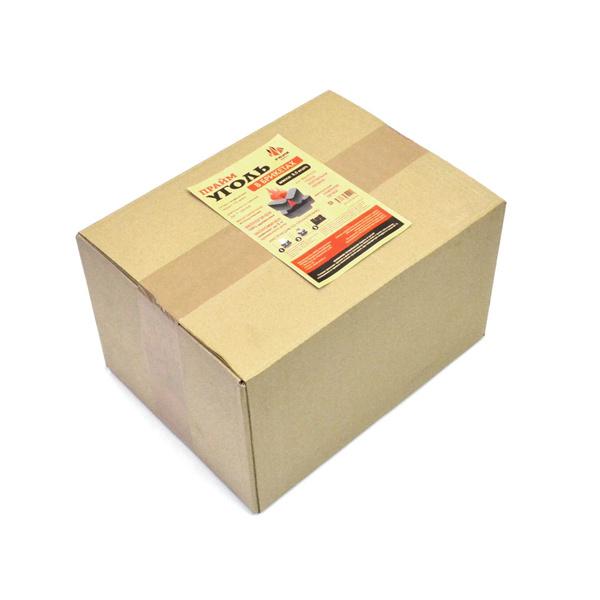 Уголь березовый для шашлыка и барбекю долгого горения Прайм (8,5 кг, 32 ...