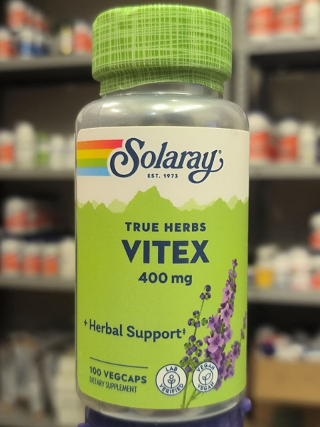 Solaray, Vitex, 400 мг, 100 капсул - купить с доставкой по выгодным ...