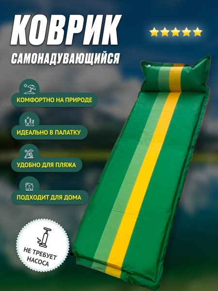 Матрас надувной ONE SELLER Коврик туристический самонадувающийся 1 180 ...