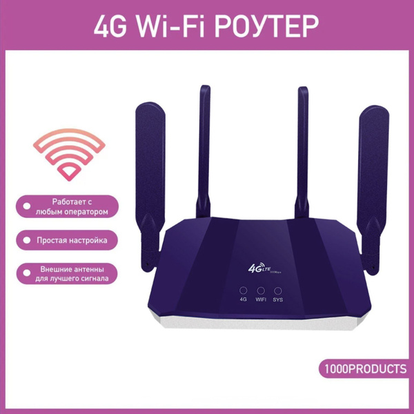 Точка доступа, Wi-Fi роутер 4G купить на OZON по низкой цене (1186020836)