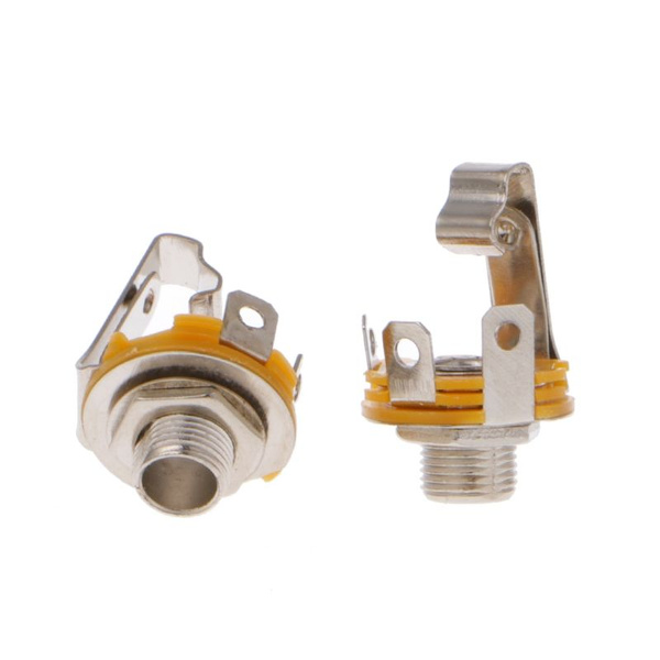 Характеристики 10 шт. 1/4 дюйма 6,35 мм моно гнездо гнездо разъем для ...