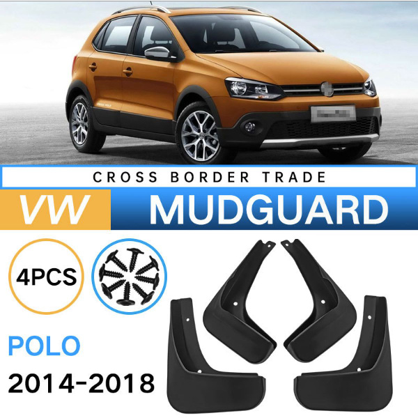 Брызговики для VW Polo Sedan Фольксваген Поло Седан 2014-2018 передние ...