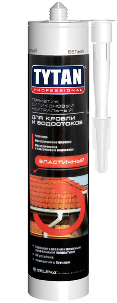 Силиконовый Герметик Tytan Professional, Для металлочерепицы, белый ...
