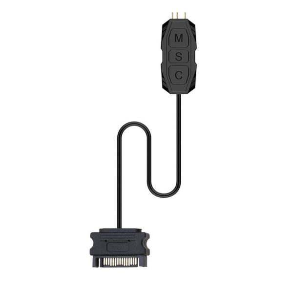 PC 5V 12V RGB RGB Управление вентилятором Sata Molex Источник питания ...