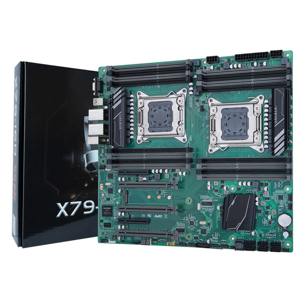 X79-16D Материнская плата с двумя процессорами LGA 2011 E-ATX Основная ...