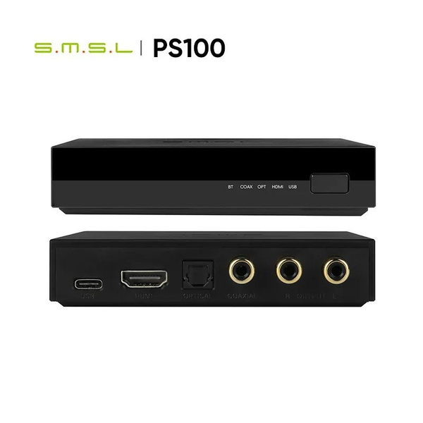 Аудиодекодер SMSL PS100 ЦАП HDMI аудио USB-вход - купить с доставкой по ...