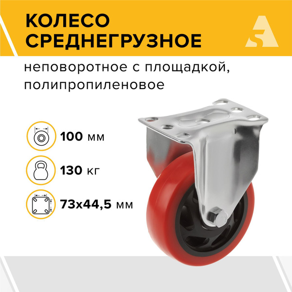 Мебельное колесо А5, 1 шт, Для стеллажа, Полипропилен - купить по ...