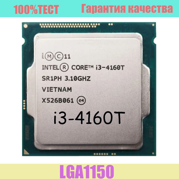Процессор Intel i3-4160T Core i3 4-го поколения, OEM (без кулера), 2 яд ...