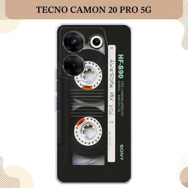 Силиконовый чехол на Tecno Camon 20 Pro 5G / Текно Камон 20 Про 5G ...