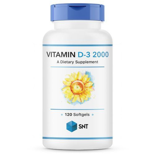 SNT Vitamin D-3 2000 IU / СНТ Витамин Д3 2000 ЕД (120 гел. капс ...