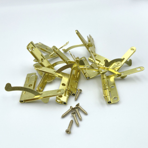 Петли для шкатулки. 8шт. уп+крепеж. С ограничителем угла открывания 90 ...