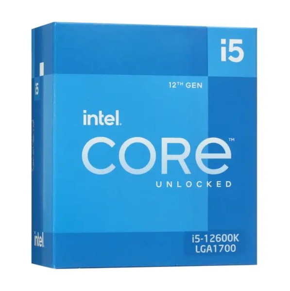 Процессор Intel i5-12600K, BOX Core i5 12-го поколения, BOX (без кулера ...