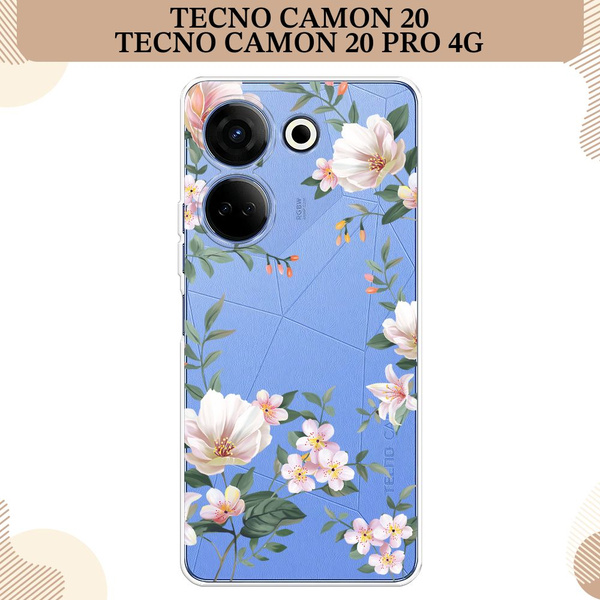 Силиконовый чехол на Tecno Camon 20/20 Pro 4G / Текно Камон 20/20 Про ...