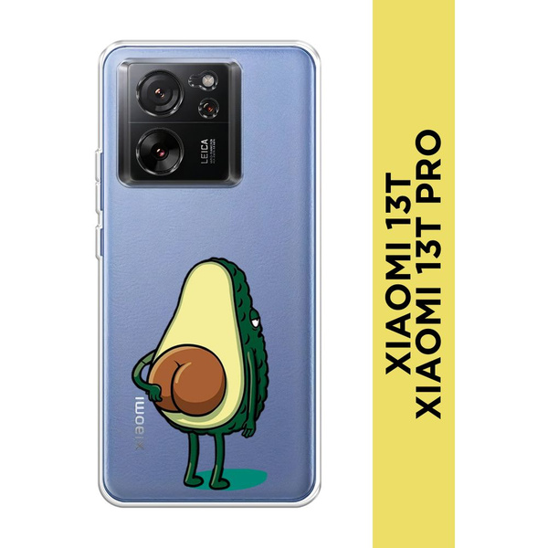 Силиконовый чехол на Xiaomi 13T/13T Pro / Сяоми 13T/Сяоми 13Т Про "Попа ...