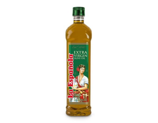 Масло оливковое La Espanola Extra Virgin в пластиковой бутылке, 1 л ...