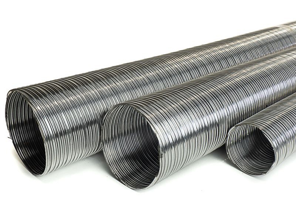 Газоход гофрированный из нержавеющей стали, D 80 мм, длина 1 м - купить ...