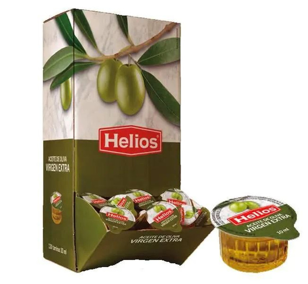 Масло Оливковое Helios Extra Virgin оливковое, 10г x 10 шт - купить с ...