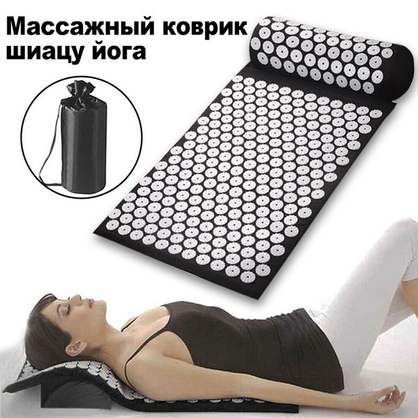 Коврик игольчатый, массажный Comfortprom, аппликатор Кузнецова + валик ...