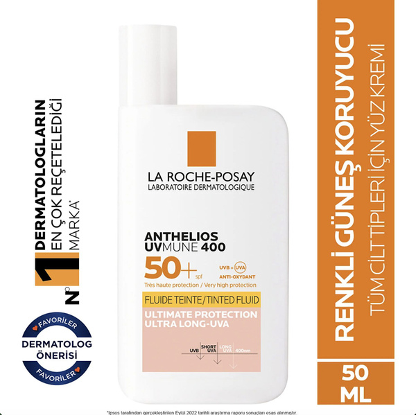 La Roche-Posay Anthelios Shaka Тонирующий флюид 50 мл Солнцезащитный ...