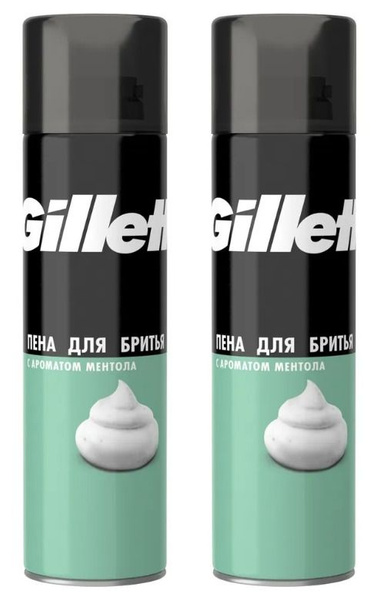 Gillette Средство для бритья, пена, 200 мл - купить с доставкой по ...