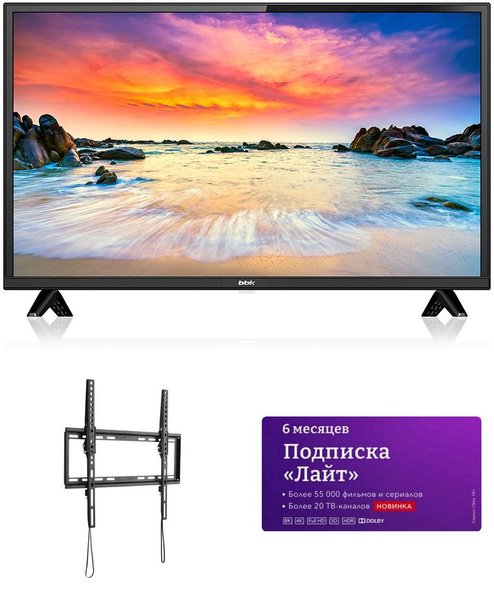 Купить телевизор BBK 32LEM-1040/TS2C New + комплект аксессуаров ...