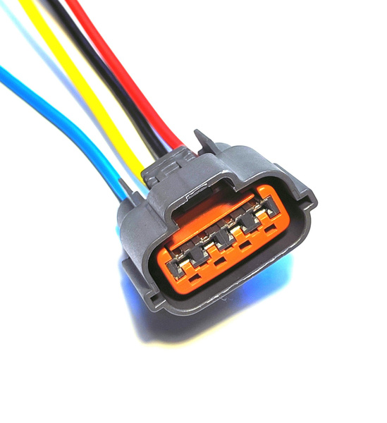 Разъем генератора для MITSUBISHI четырехконтактный женский с проводами ...