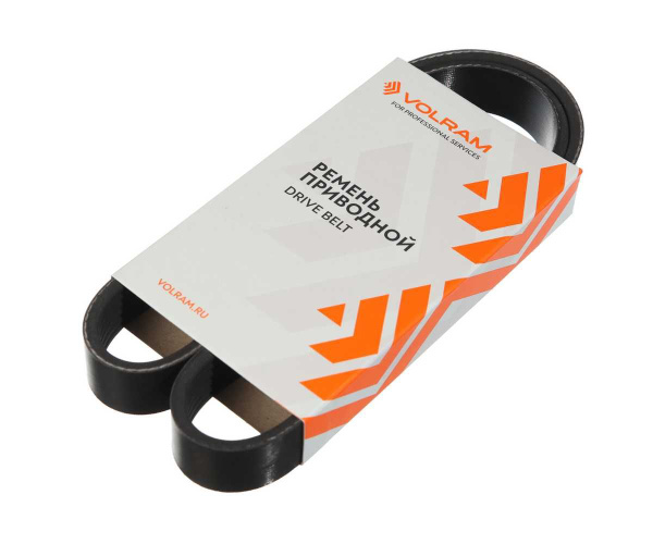 Ремень генератора с ГУР, без кондиционера VOLRAM VR13397 (6PK884) для а ...