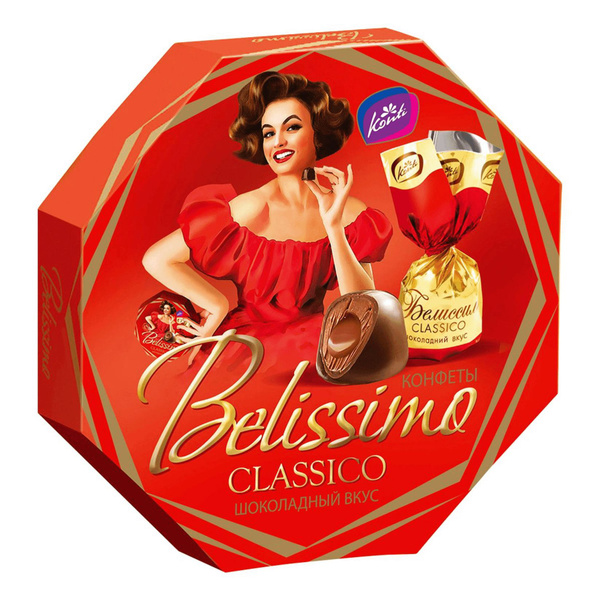 Конфеты Кonti Белиссимо Classico Шоколадный крем 255 г - купить с ...