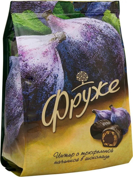 Конфеты ФРУЖЕ Инжир с трюфельной начинкой в шоколаде, 190г - купить с ...