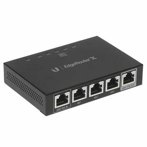 Роутер UBIQUITI Маршрутизатор EdgeRouter X 5x10/100/1000Mbps PoE (ER-X ...