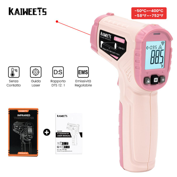 Цифровой инфракрасный термометр, лазерный измеритель температуры ...