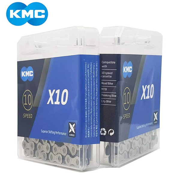 Цепь для горного шоссейного велосипеда KMC X10 116L, 10-скоростная ...