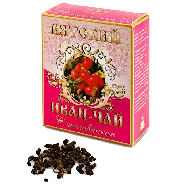 Вятский иван-чай Шиповник, 100г - купить с доставкой по выгодным ценам ...