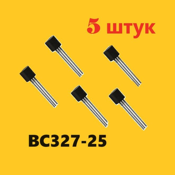 BC327-25 транзистор (5 шт.) TO92 BC488 схема BC490 характеристики ТО-92 ...