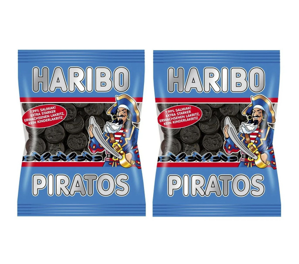 Мармелад Haribo Lakritz Piratos / Лакрица, 2 шт по 175гр - купить с ...