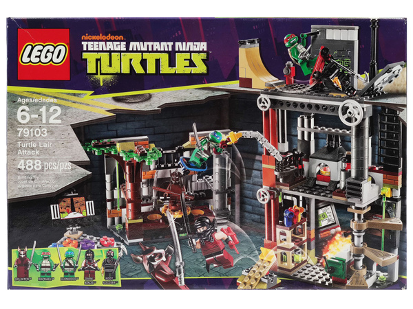 Конструктор Черепашки Ниндзя LEGO 79103 Нападение на черепашье логово ...