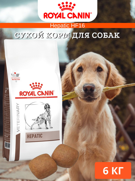 Сухой корм Royal Canin Hepatic HF16 диета для собак 6кг - купить с ...