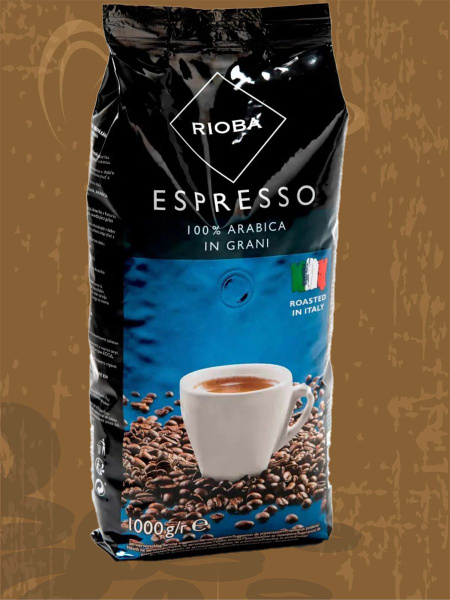 Кофе в зернах Rioba Espresso Platinum, 1 кг - купить с доставкой по ...
