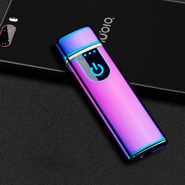 USB зарядка. Сенсорная вольфрамовая зажигалка. Спираль на 360 градусов ...