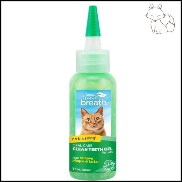 TropiClean Fresh Breath, Гель для ухода за полостью рта для кошек, 59 ...