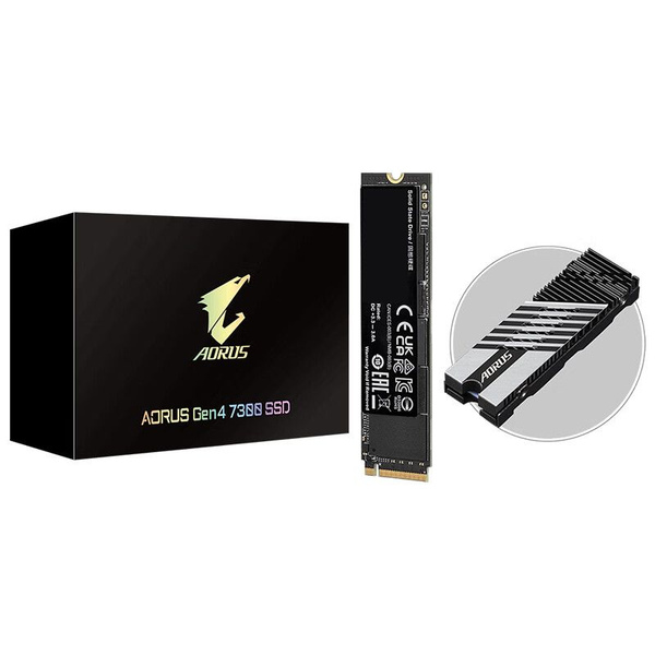 1 ТБ Внутренний SSD-диск Aorus C-AORUS473 (AORUS Gen4 7000s SSD 1TB ...
